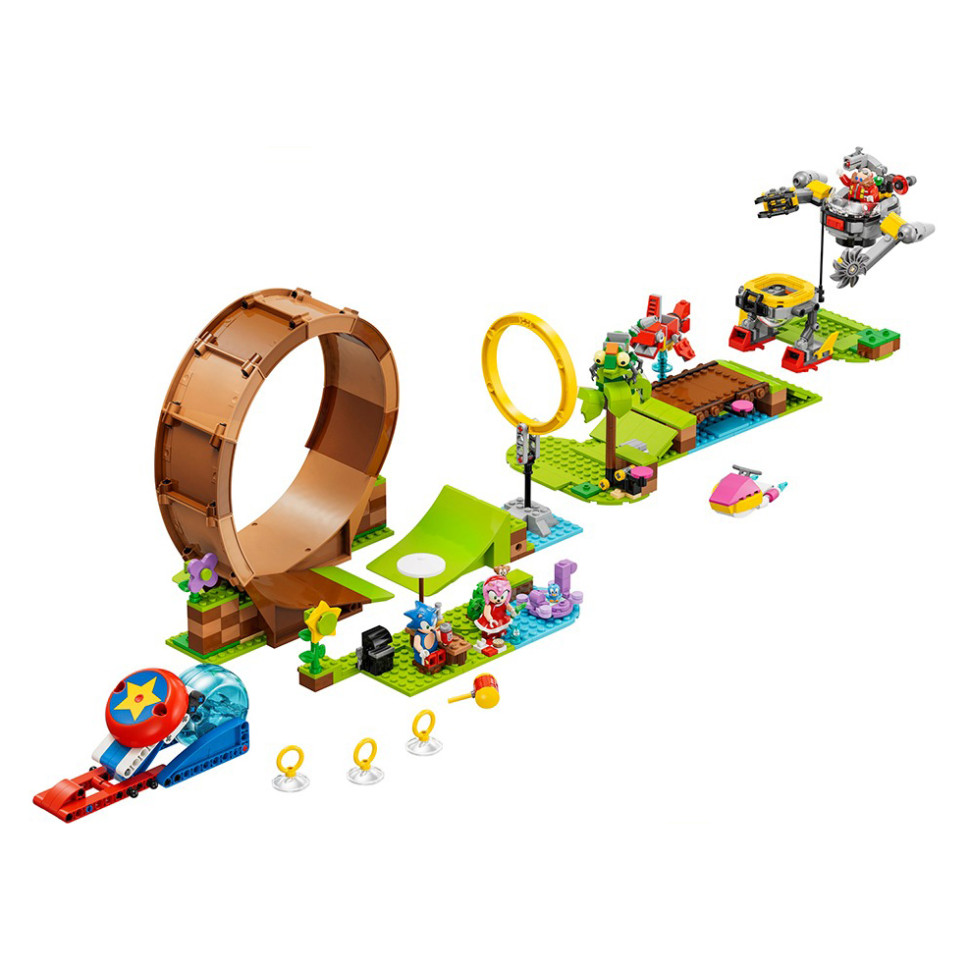 Конструктор LEGO Sonic the Hedgehog Змагання петлі Соніка на зеленому пагорбі 76994, 802 деталі 
