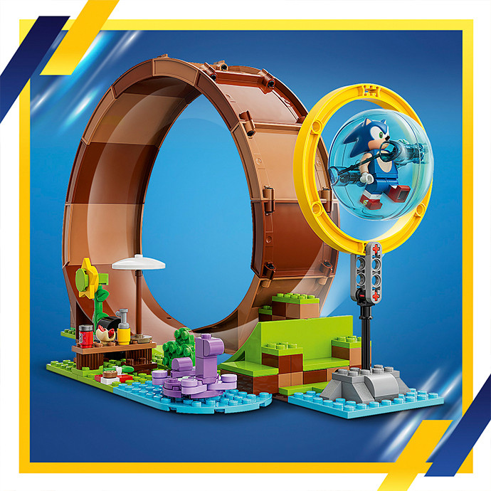 Конструктор LEGO Sonic the Hedgehog Змагання петлі Соніка на зеленому пагорбі 76994, 802 деталі 