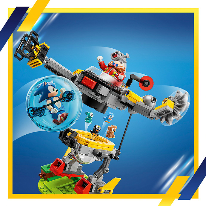 Конструктор LEGO Sonic the Hedgehog Змагання петлі Соніка на зеленому пагорбі 76994, 802 деталі 