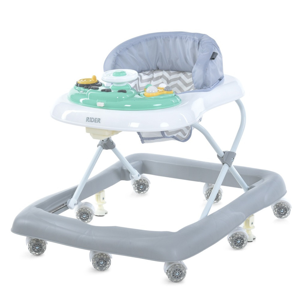 Ходунки детские RIDER El Camino ME 1185 Grey, световые и звуковые эффекты