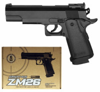 Пістолет CYMA ZM26 з кульками, метал.