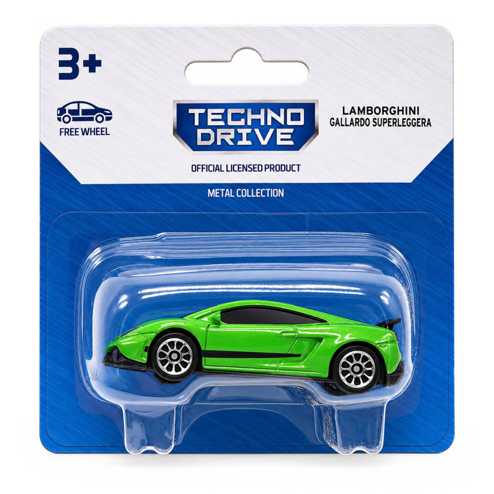 Дитяча мінімодель Lamborghini Gallardo Superleggera TechnoDrive 250438US2-16 серії Street Racers S3