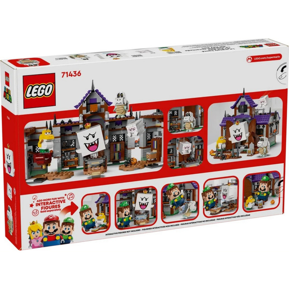 Конструктор Super Mario Усадьба с призраками Бу-короля LEGO 71436, 932 детали