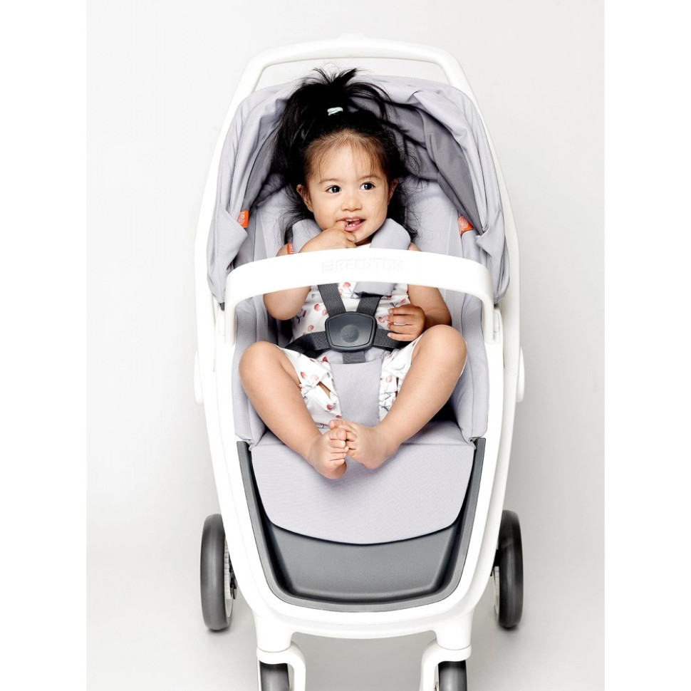 Прогулочная коляска Classic Greentom 8718858972302 Grey-White