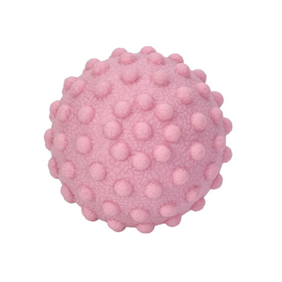 Мяч массажный для йоги/фитнеса Bambi MS 4191(Pink) текстурный, TPR, 5 см, 65 грамм