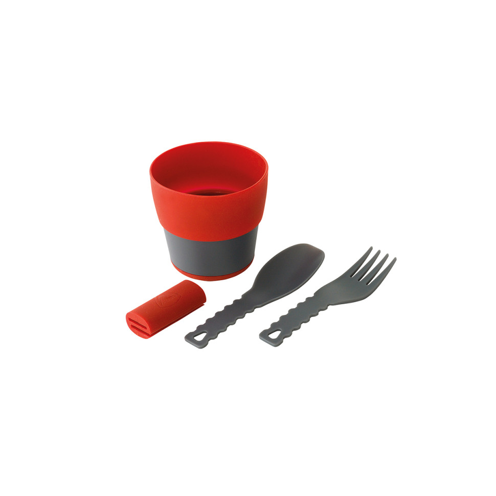 Набір туристичного посуду Leaf Meal Kit Fire Robens 929209 Red (690276)