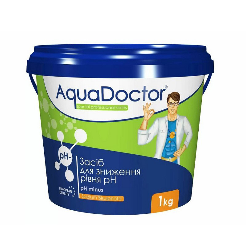 Знезаражуючий засіб повільної дії в таблетках pH Minus AquaDoctor 16984AD 1 кг