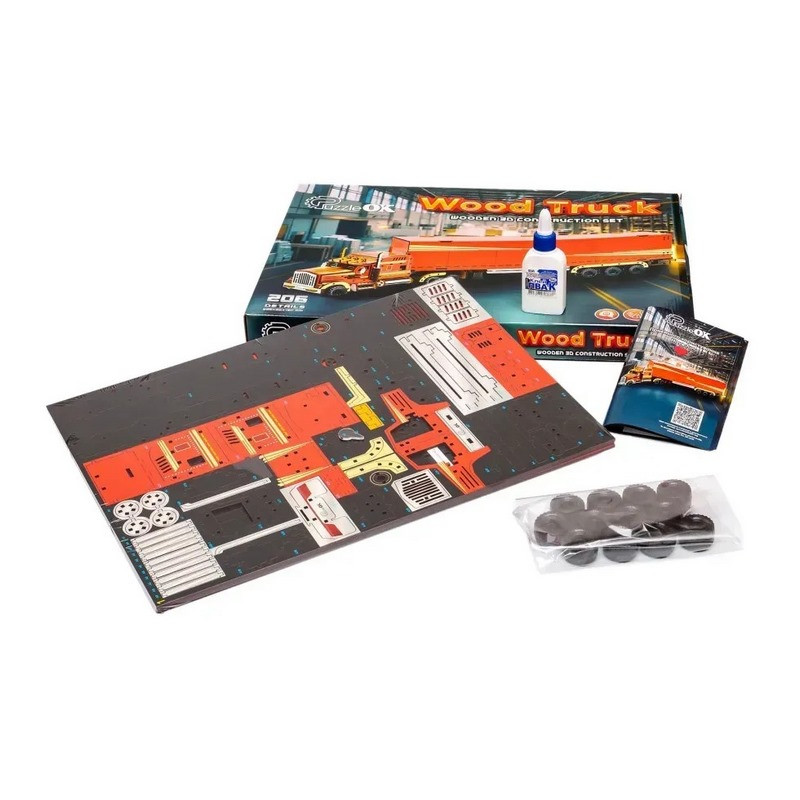 Дитячий дерев'яний 3D конструктор 