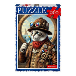 Пазл класичний "Котик" Danko Toys С260-14-13, 260 елементів