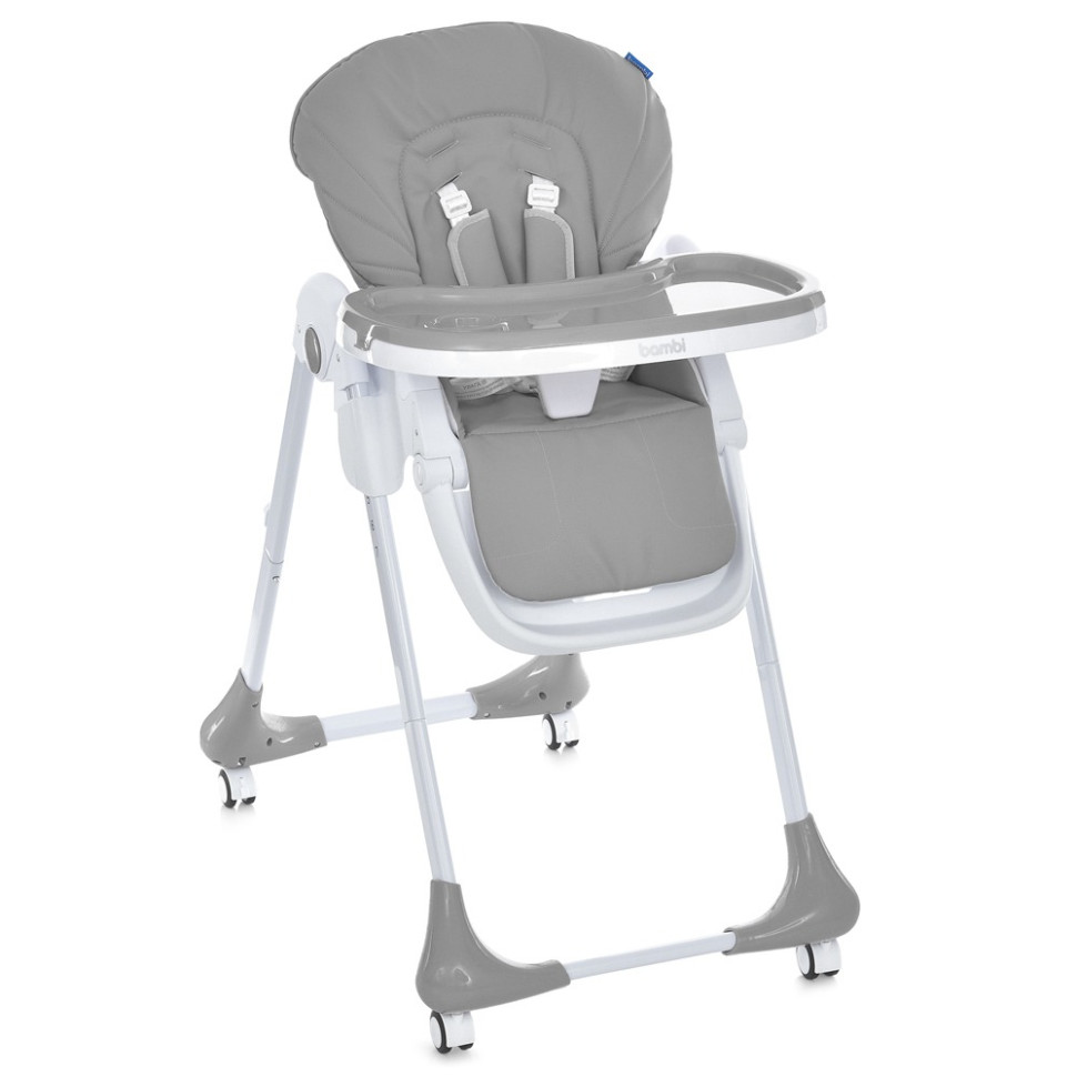 Дитячий стільчик для годування Bambi M 3233L Dark Gray