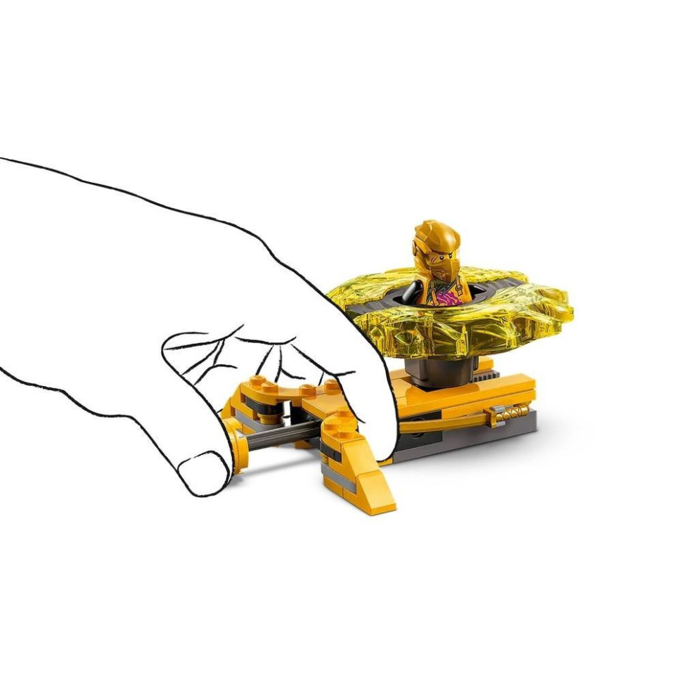 Конструктор Боевой набор дракона Спин-джитсу LEGO 71826, 186 деталей