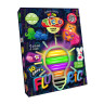 Тесто для лепки "FLUORIC" Danko Toys TMD-FL10-01U-04U 10 цветов