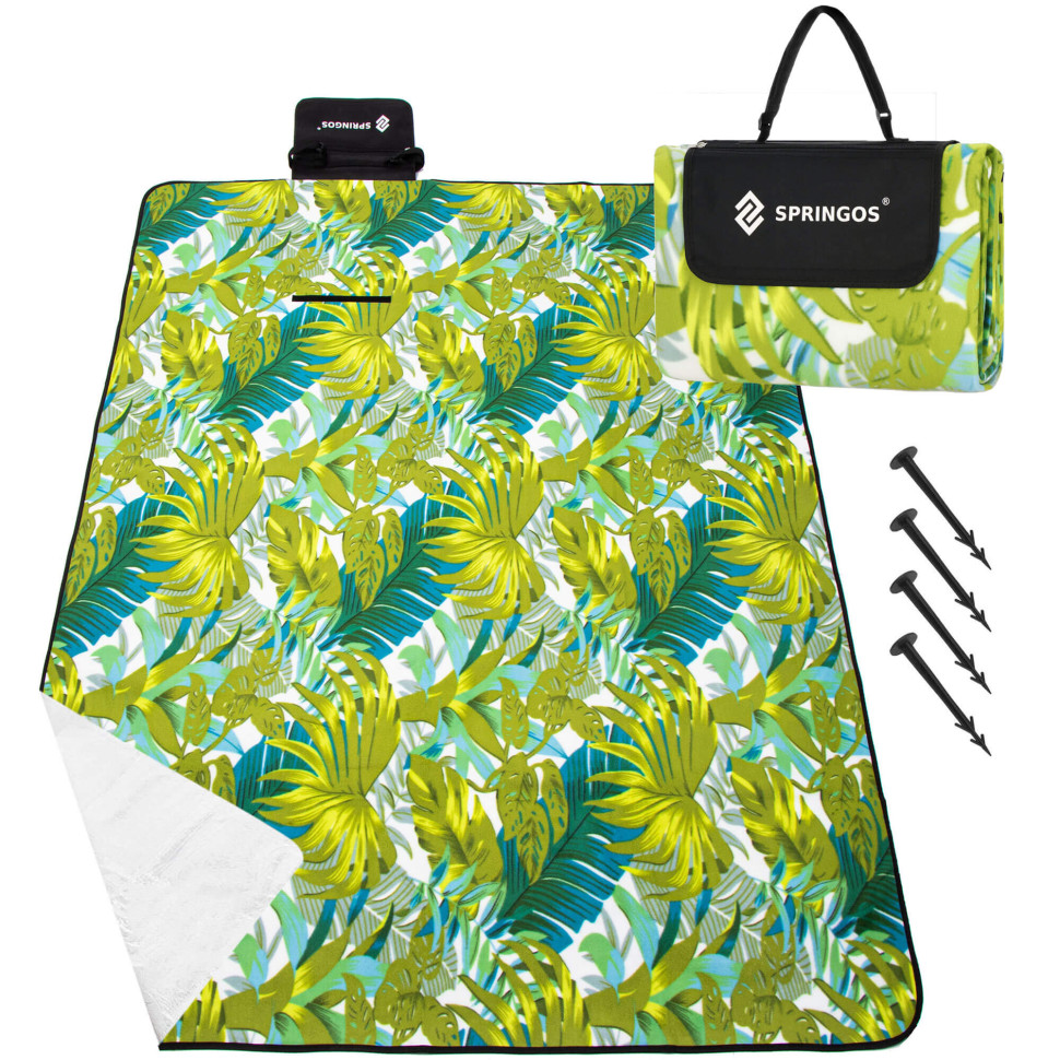 Коврик для пикника и кемпинга Springos PM041 складной 200x200 см