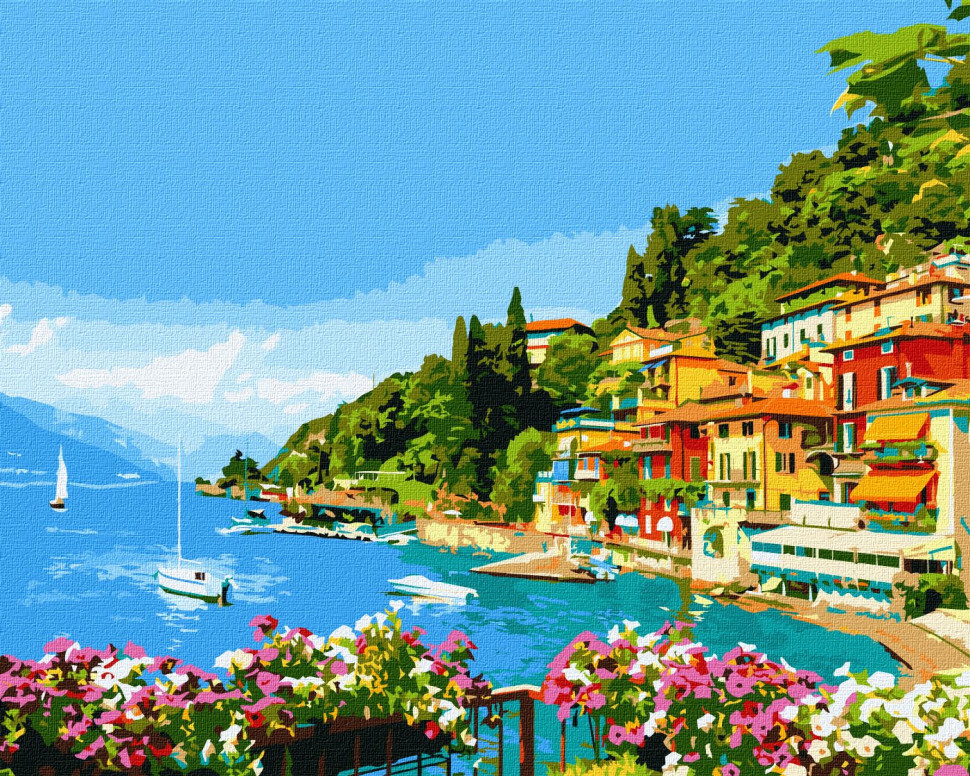 Картина за номерами "Улюблена Італія" Ідейка KHO2759 40х50 см по цене 240 грн.