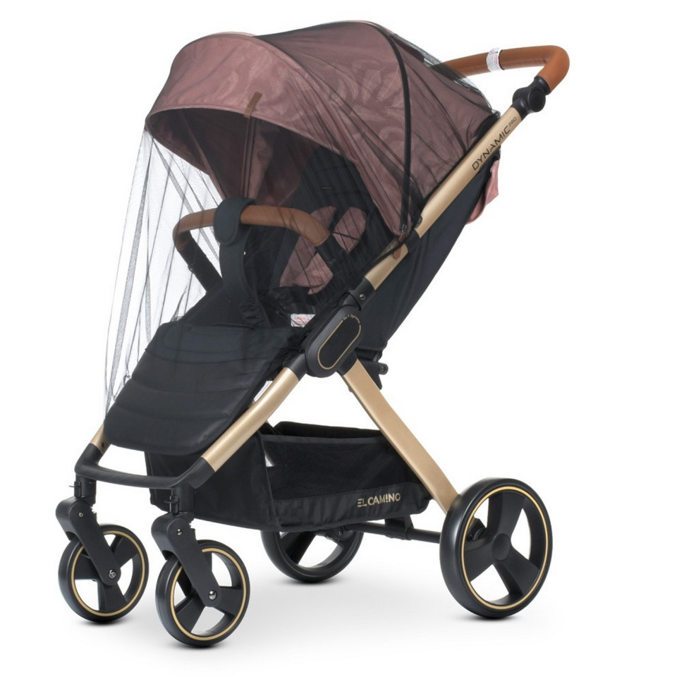 Коляска детская EL Camino ME 1053G DYNAMIC PRO Special Pink до 23 кг