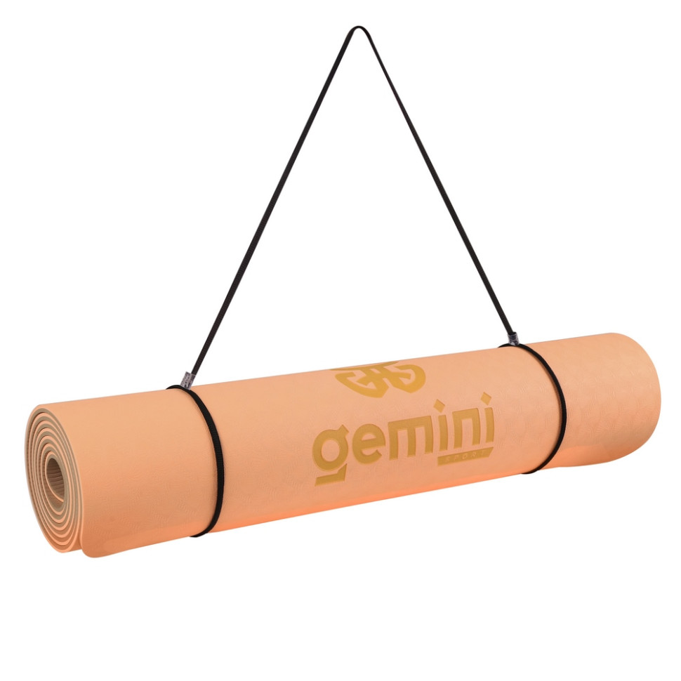 Коврик для фитнеса и йоги Gemini Sport GE-60026, 183х61х0,6 см