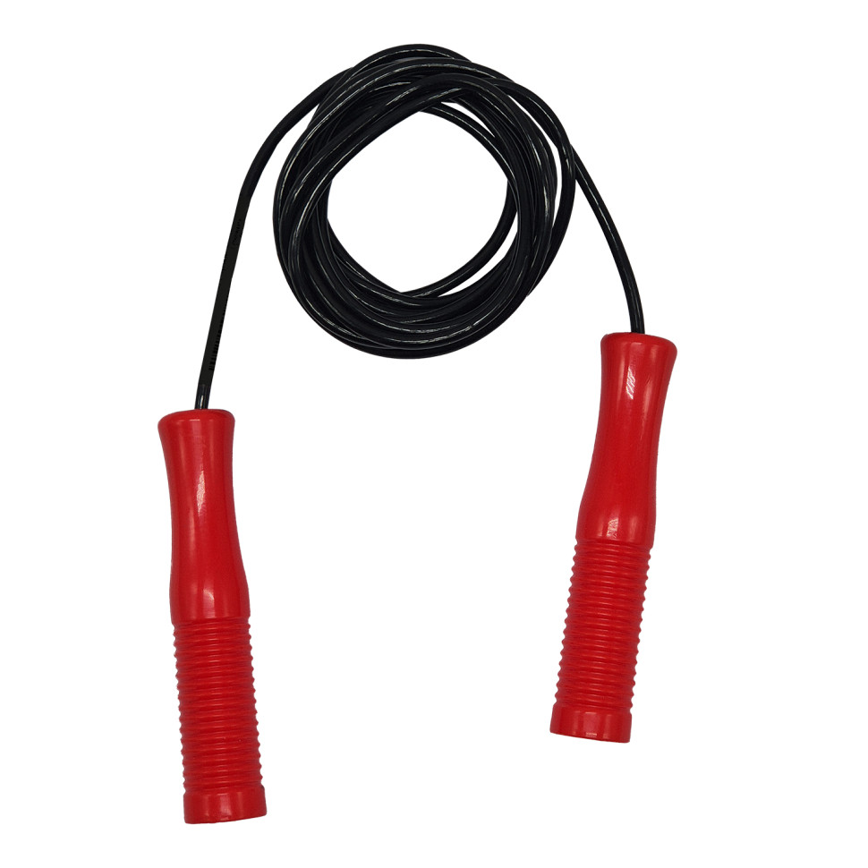 Дитяча Скакалка №1 Colorplast 0749(Red) діаметр 3,7 мм, довжина 270 см, чорна