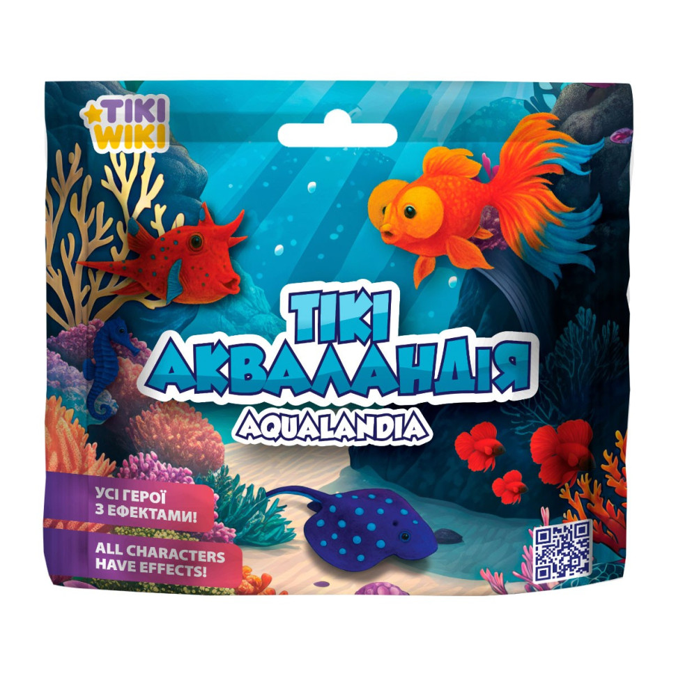 Стретч-игрушка Тики Акваландия Tiki Wiki SQ001 в виде животного