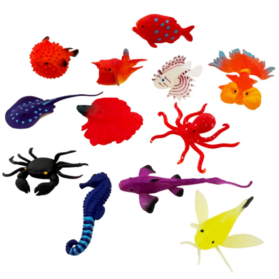 Стретч-игрушка Тики Акваландия Tiki Wiki SQ001 в виде животного