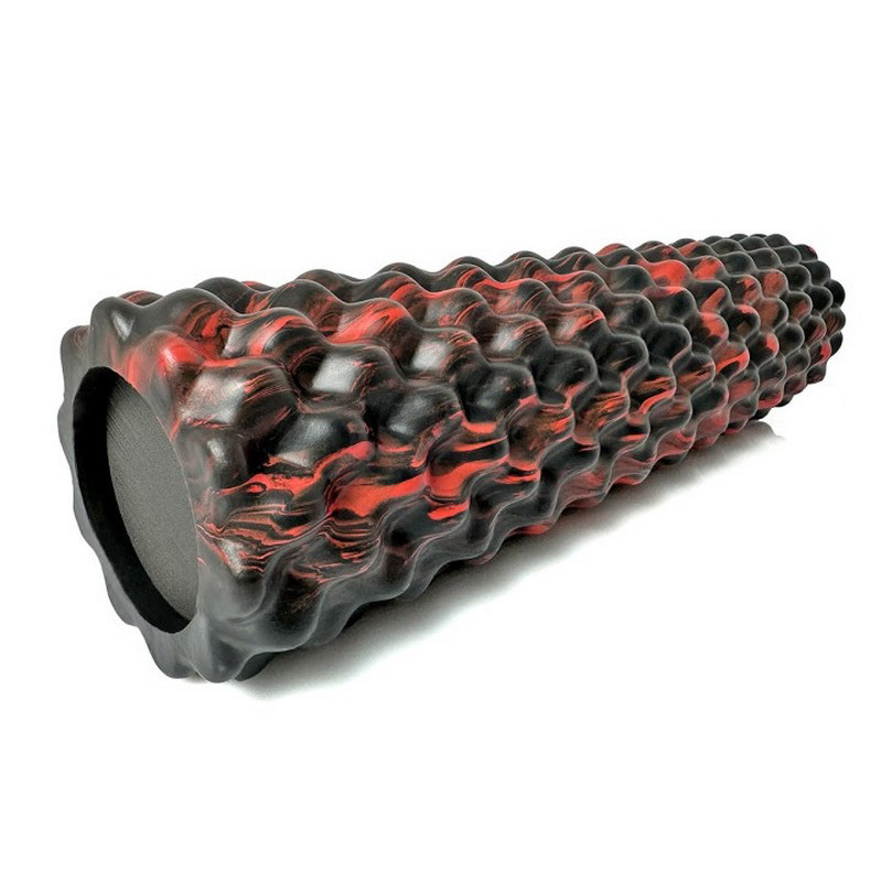 Масажний ролик Bubbles EasyFit EF-2063 Чорний 45 см