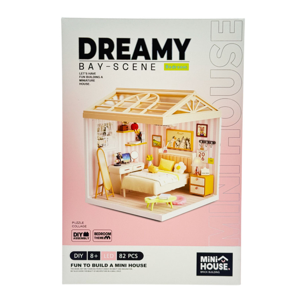Конструктор-румбокс Спальня Mini House 8004-MH серії 