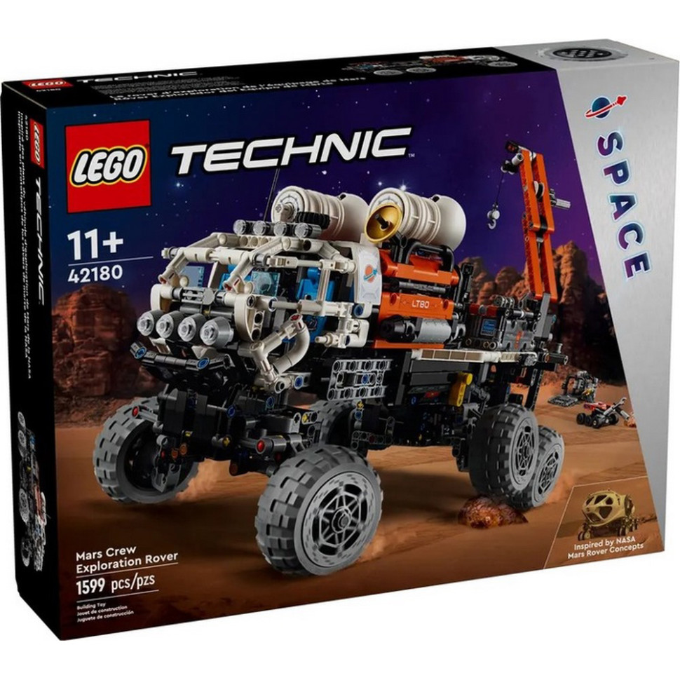 Конструктор Technic Марсохід команди дослідників LEGO 42180, 1599 деталей