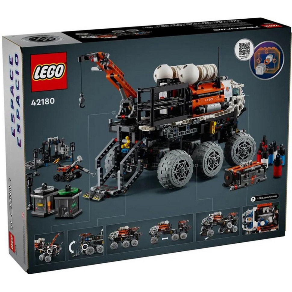 Конструктор Technic Марсохід команди дослідників LEGO 42180, 1599 деталей