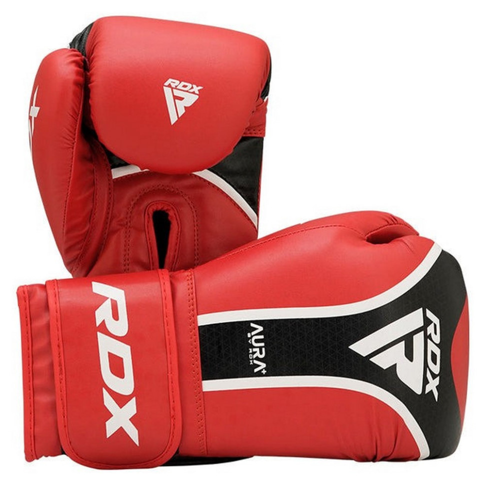 Боксерські рукавиці AURA PLUS T-17 RDX Inc Limited BGR-T17RB-12OZ+ Red/Black 12 унцій (капа в комплекті)