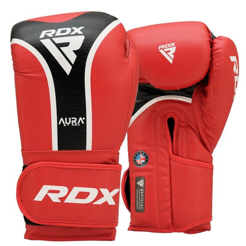 Боксерські рукавиці AURA PLUS T-17 RDX Inc Limited BGR-T17RB-12OZ+ Red/Black 12 унцій (капа в комплекті)