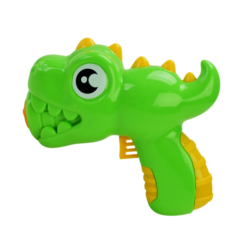 Детский пистолет запускалка Динозаврик Bambi HM-03(Green) 4 диска
