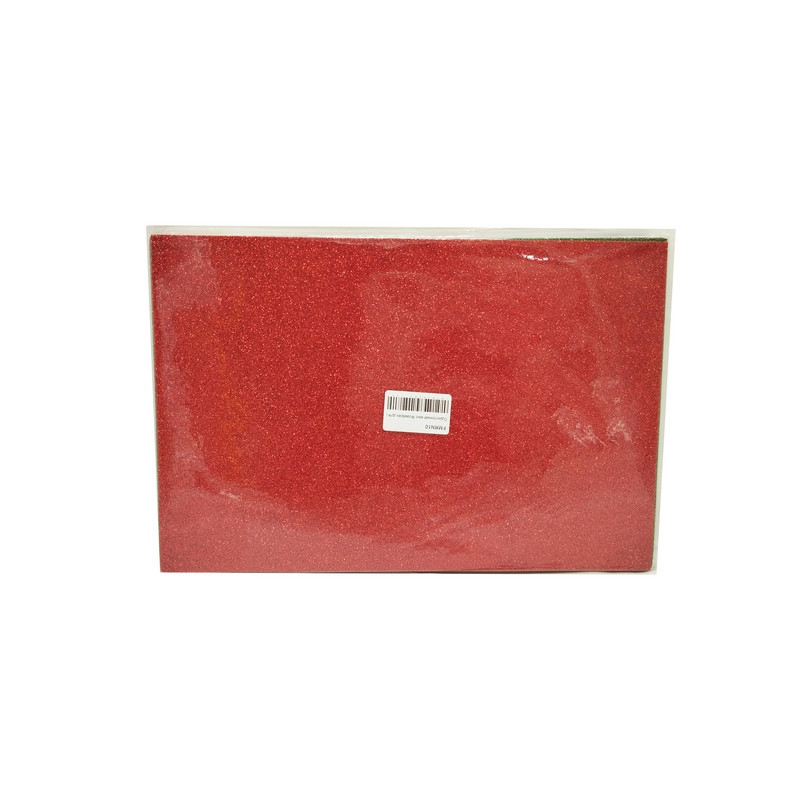 Набір фоамірану з глітером для рукоділля Bambi FMRN10, 30х20 см, 10 шт в упаковці