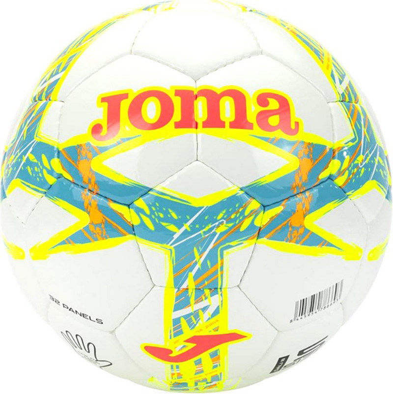 Мяч футбольный DALIII Joma 401412.047-4 бело-салатовый № 4