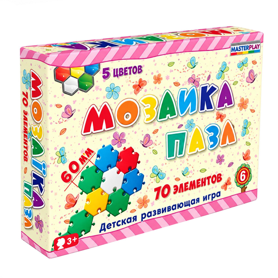 Мозаїка-пазл Ø60мм №6 (70дет.) 1-147