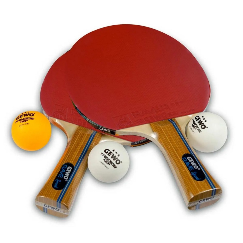 Набір для настільного тенісу Rave Speed Gewo 931051, 2 Bats 3 Balls (86080000)
