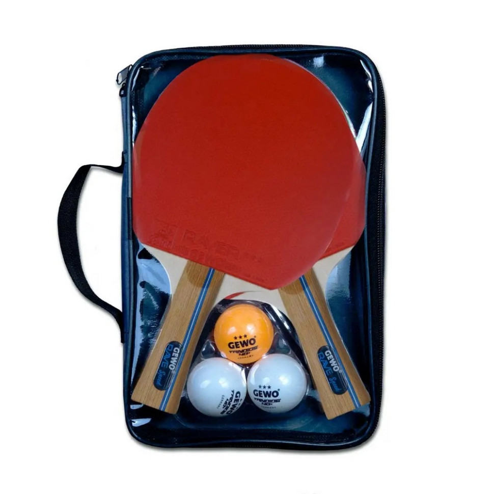 Набір для настільного тенісу Rave Speed Gewo 931051, 2 Bats 3 Balls (86080000)