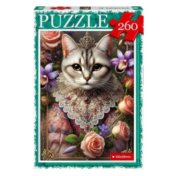 Пазл класичний "Котик" Danko Toys С260-14-12, 260 елементів
