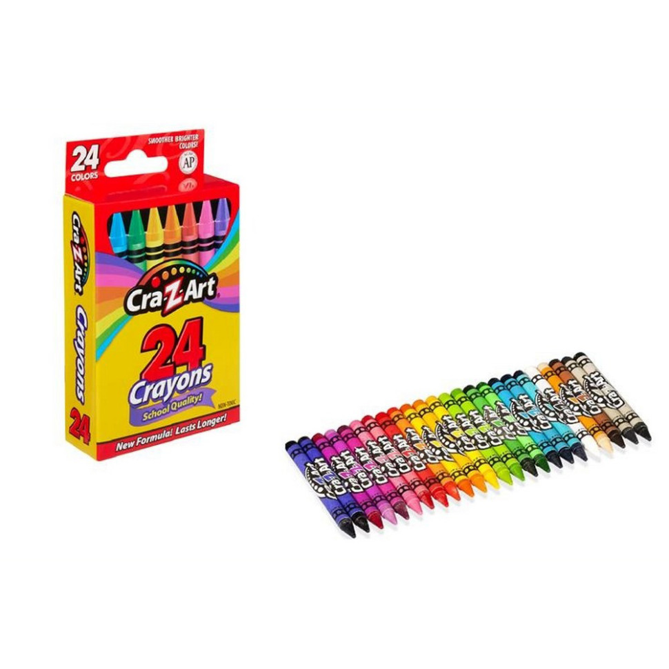 Набір воскових кольорових олівців Cra-Z-Art 10201CRA 24 штуки