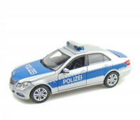 Автомодель (1:18) Mercedes Benz E-Class German Police version 36192 silver-blue