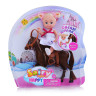 Ігровий набір "Лялька з конячкою" DEFA 8410