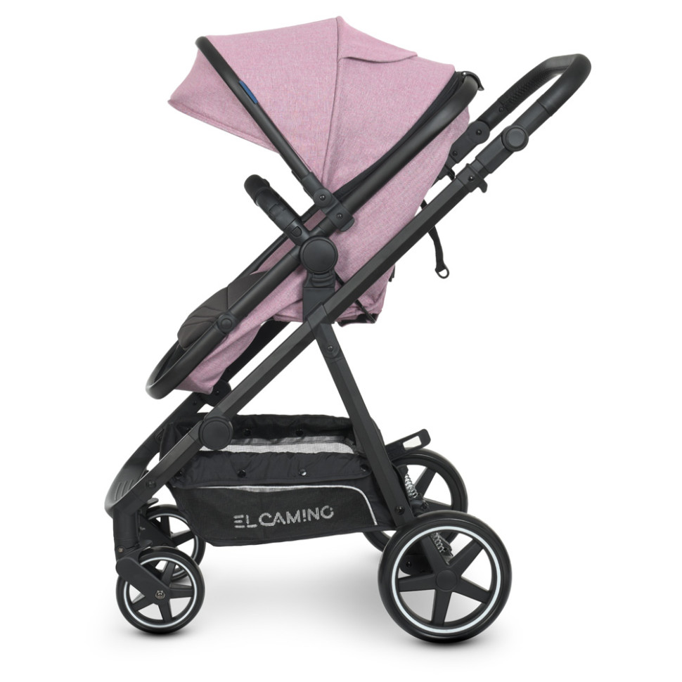 Коляска дитяча універсальна 2в1 EL CAMINO Me 1069 Denim Ash Pink