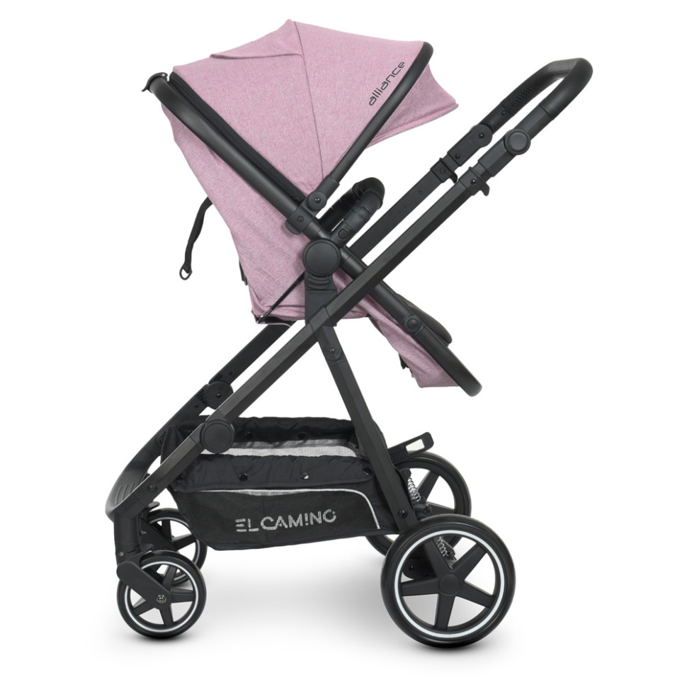 Коляска дитяча універсальна 2в1 EL CAMINO Me 1069 Denim Ash Pink