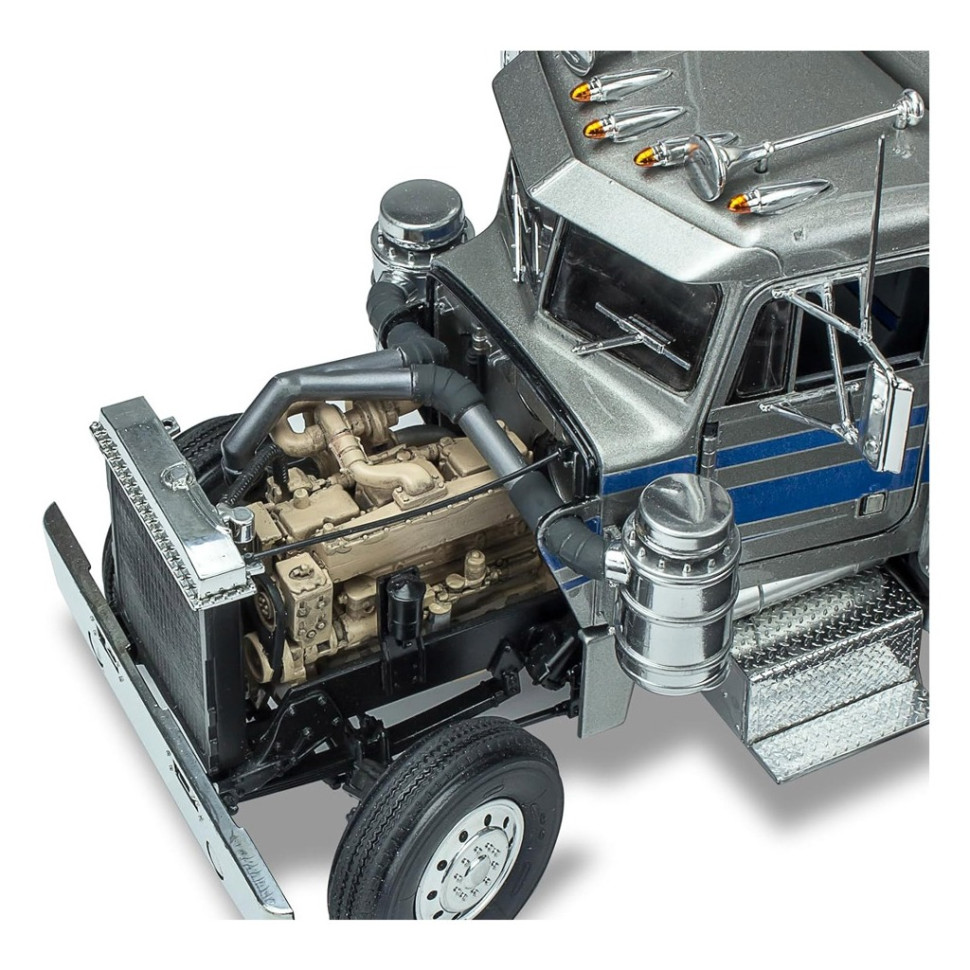 Сборная модель-копия Грузовой тягач Peterbilt 359 Revell RVL-12627 уровень 5, 1:25