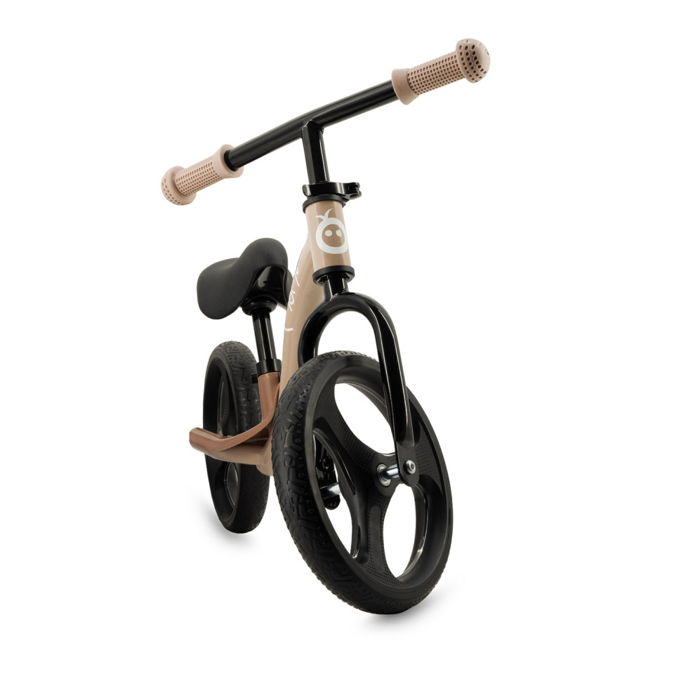 Детский беговел-велосипед ISOKA MoMi ROBI00076 с LED подсветкой, beige