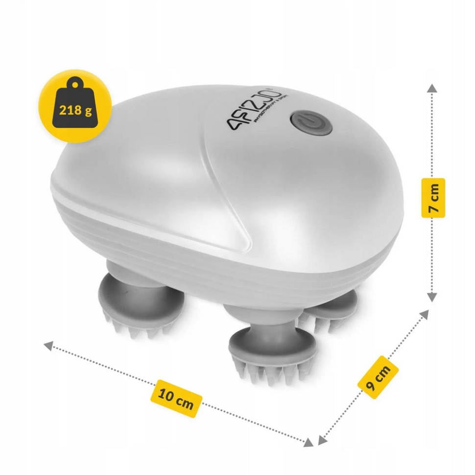 Електричний масажер для голови Smart Head Massager 4FIZJO 4FJ0619 White