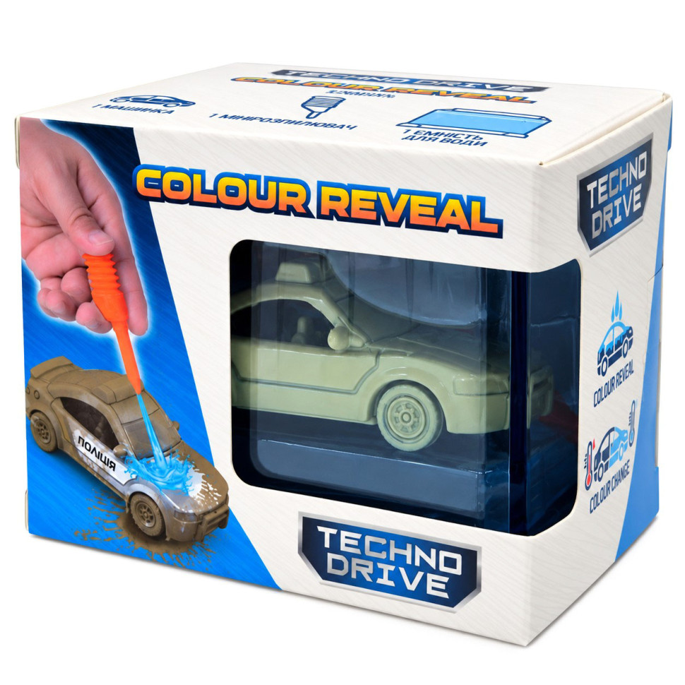 Ігровий набір Colour Reveal Міні-модель Зміни Колір TechnoDrive SK-S13KS-2 пластиковий бокс, піпетка