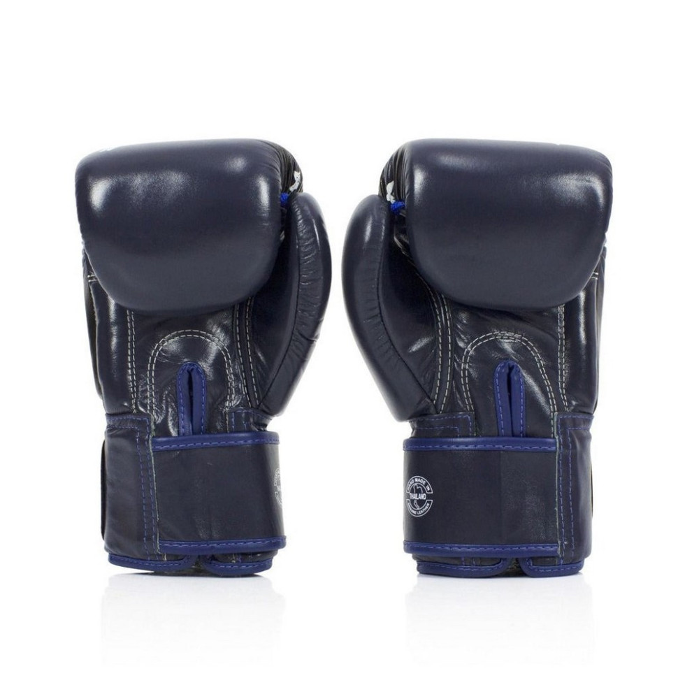 Боксерские перчатки BGV1 Nation Print Fairtex BGV1_Print_10oz_Blue 10 унций (бинты в комплекте)