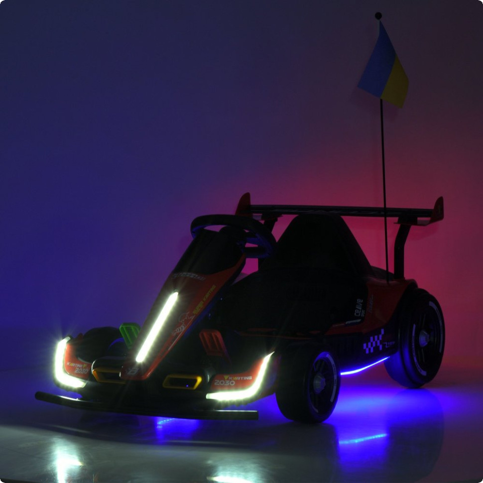 Детский электромобиль Электрокарт Bambi Kart M 6322EBLR-1 до 50 кг