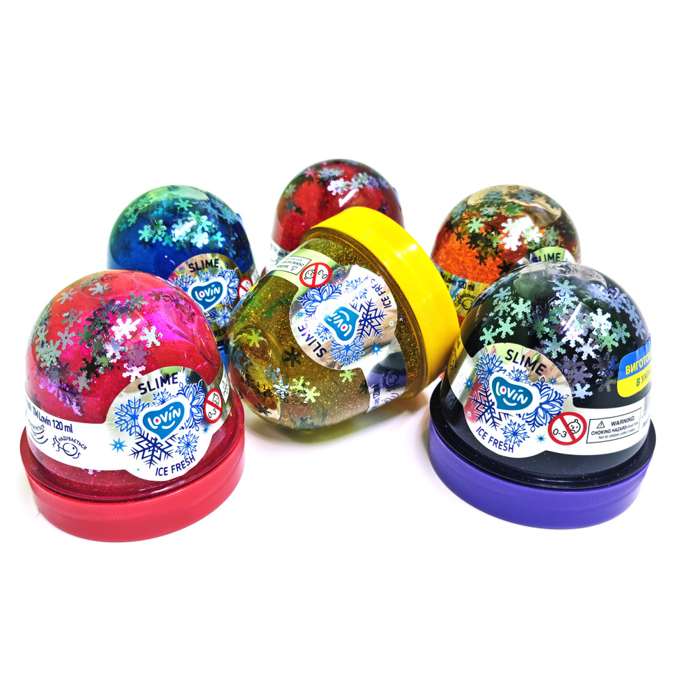 Игрушка-антистресс Слайм Ice Fresh ТМ Lovin 80167, 120 мл