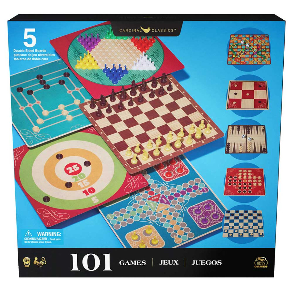 Настільний набір «101 гра» Spin Master SM98377/6065340 для всієї родини
