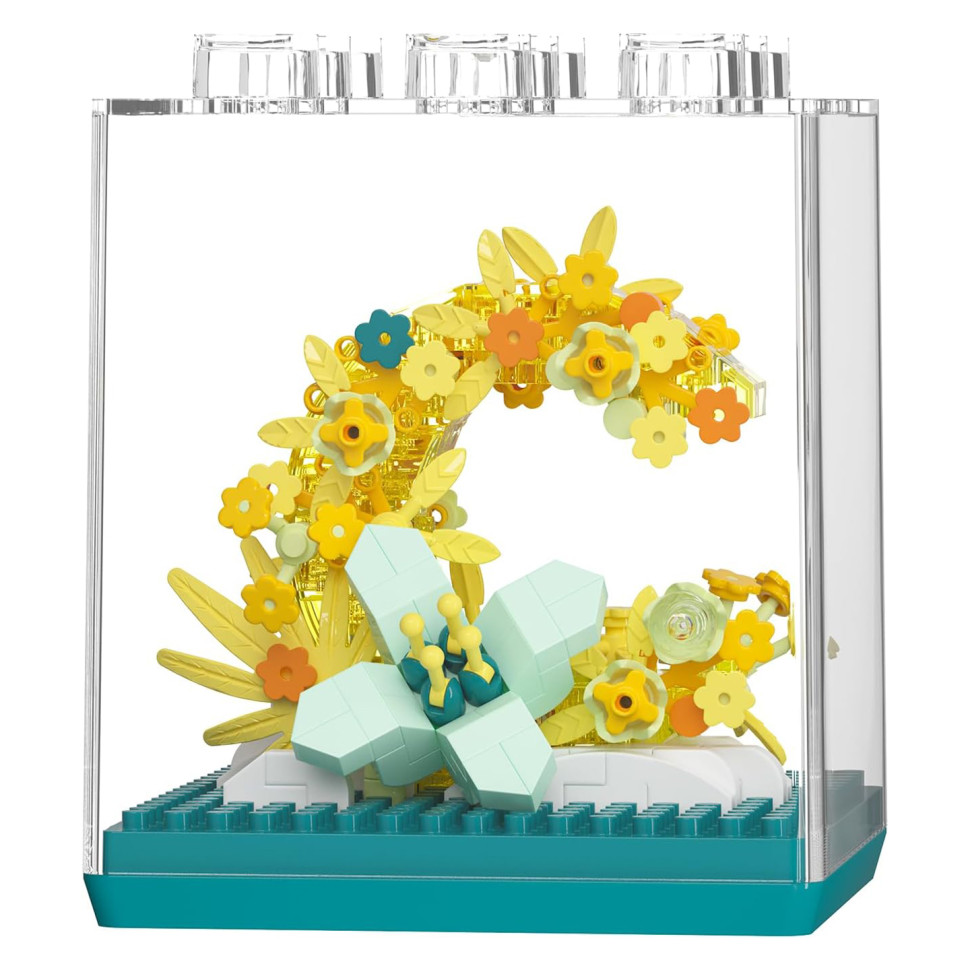 Детский Конструктор Flower Language Bambi 7345 в колбе, 327 деталей